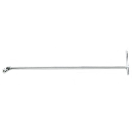 BETA 952L Chiave a T con bussola esagonale snodata, tipo lungo, cromata