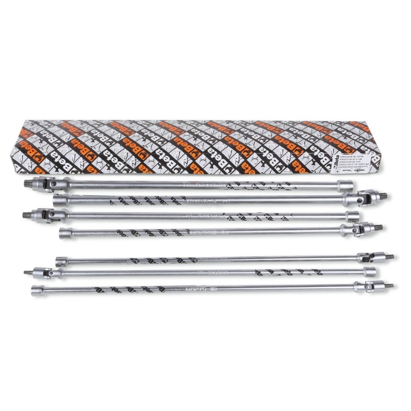 BETA 953TX/S8 Serie di 8 chiavi a T con maschio snodato per viti con impronta Torx® (art. 953TX)