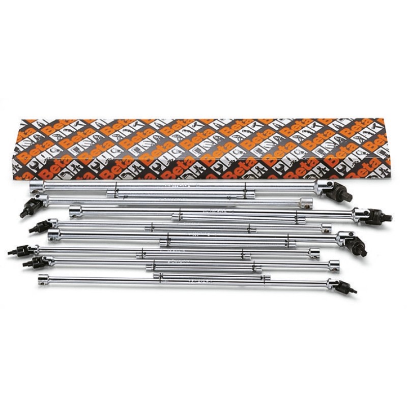 BETA 953/S9 Serie di 9 chiavi a T con maschio esagonale snodato (art. 953)
