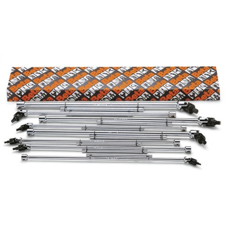 BETA 953/S9 Serie di 9 chiavi a T con maschio esagonale snodato (art. 953)