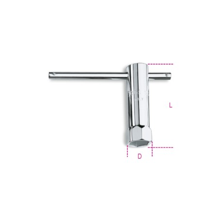 BETA 955 Chiave a tubo semplice per candele d’accensione