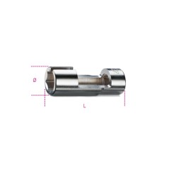 BETA 960SL Chiavi a bussola per sonda Lambda con attacco quadro femmina 1/2"