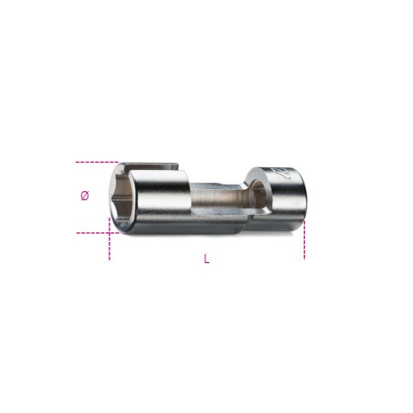 BETA 960SL Chiavi a bussola per sonda Lambda con attacco quadro femmina 1/2"