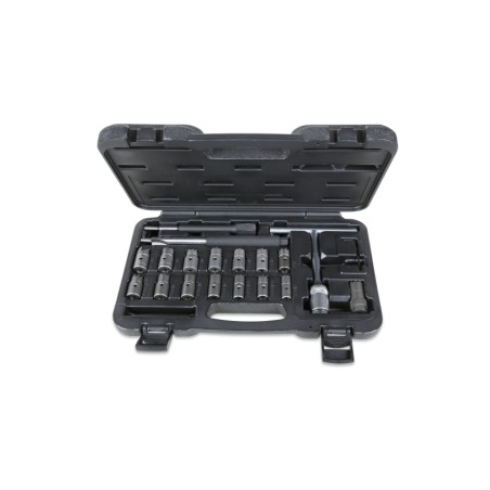 BETA 960PI/C19 Assortimento di 19 utensili per la pulizia sedi iniettori
