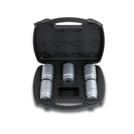 BETA 969/C5 Serie di 5 chiavi a bussola per serraggio dado mozzo in valigetta di plastica