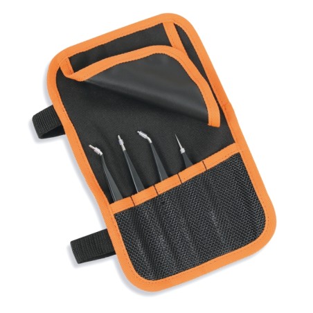BETA 999ESD/B4 Serie di 4 pinzette ESD a molla antiacido e antimagnetiche