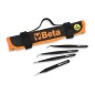 BETA 999ESD/B4 Serie di 4 pinzette ESD a molla antiacido e antimagnetiche