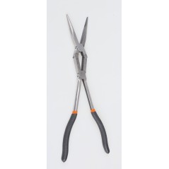 BETA 1009L/DP-S2 Serie di 2 pinze a becchi mezzotondi lunghissimi zigrinati con doppio snodo