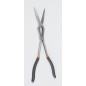 BETA 1009L/DP-S2 Serie di 2 pinze a becchi mezzotondi lunghissimi zigrinati con doppio snodo