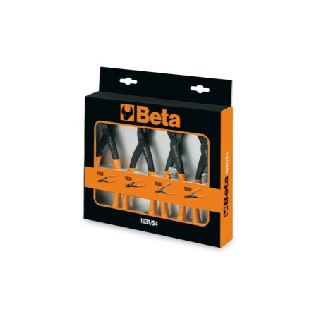 BETA 1031/S4 Serie di 4 pinze per anelli elastici di sicurezza
