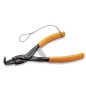 BETA 1038HS Pinze a becchi piegati a 90° per anelli elastici di sicurezza per alberi manici ricoperti in PVC H-SAFE
