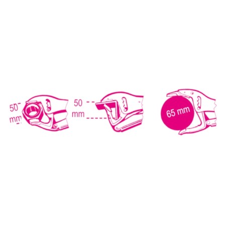 BETA 1051GM Pinza autobloccante a doppia regolazione, ganascia oscillante