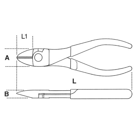 BETA 1084MQ Tronchesi a grande effetto a taglienti diagonali