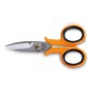 BETA 1128BMX Forbici per elettricisti lame diritte in acciaio inossidabile con microdentatura