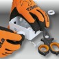 BETA 1128BAX-HS Forbici per elettricisti a doppio effetto, con profili a fresa in acciaio inossidabile rivestito in DLC H-SAFE