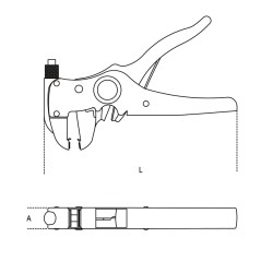 BETA 1148B Pinza spellafili autoregolabile con dispositivo di taglio