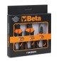 BETA 1169GBM/D3 Assortimento di 1 pinza universale, 1 pinza becchi mezzotondi lunghi e 1 tronchese, impugnatura bimateriale, con