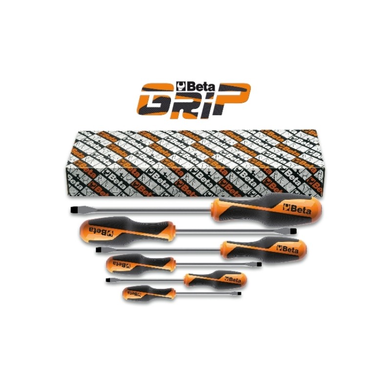 BETA 1260/S6 Serie di 6 giravite per viti a testa con intaglio (art. 1260)