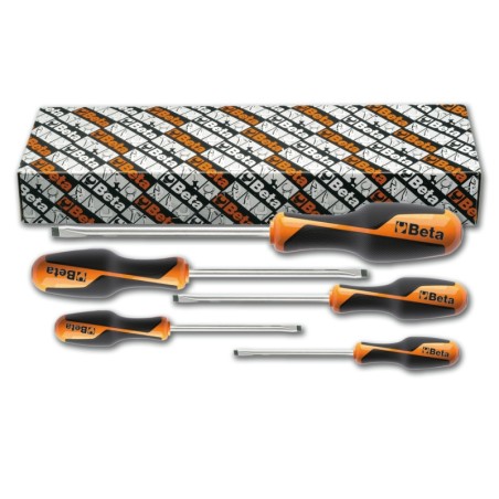 BETA 1264/S5 Serie di 5 giravite per viti senza testa con intaglio (art. 1264)