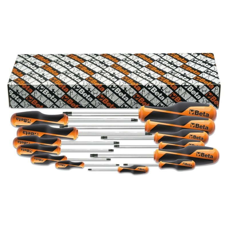 BETA 1267TX/S13 Serie di 13 chiavi maschio con impugnatura per viti con impronta Torx® (art. 1267TX)