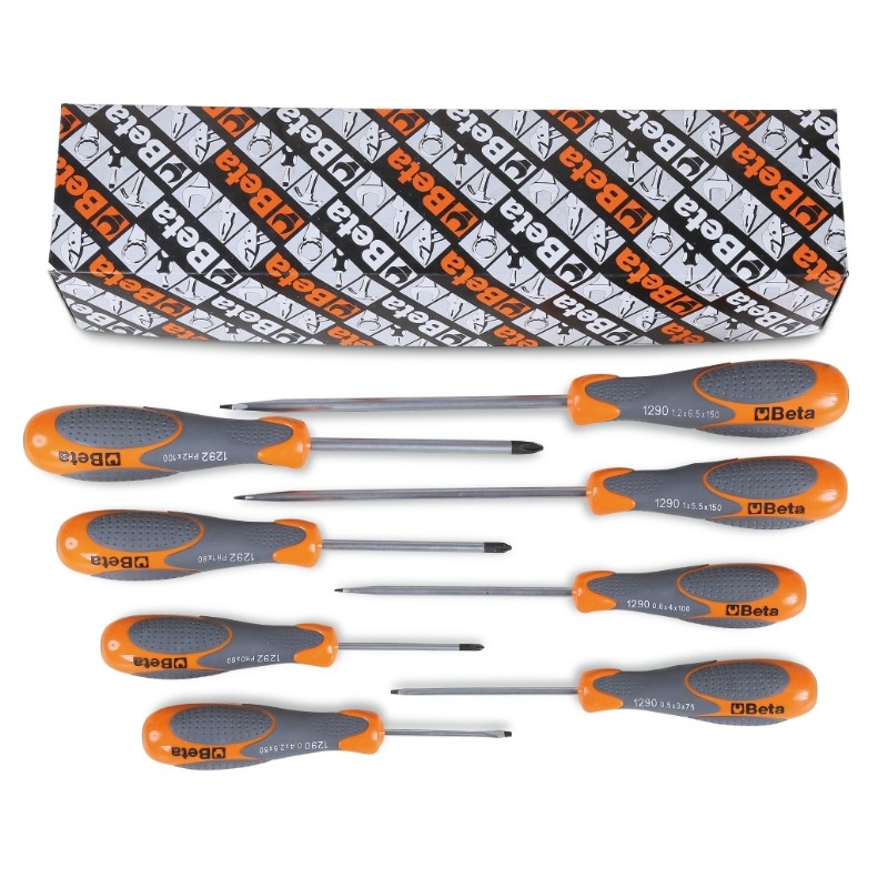 BETA 1293/S8 Serie di 8 giravite (art. 1290, 1292)