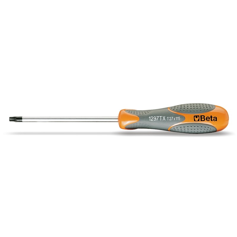BETA 1297TX Chiavi maschio con impugnatura, per viti con impronta Torx® cromate, punte nere