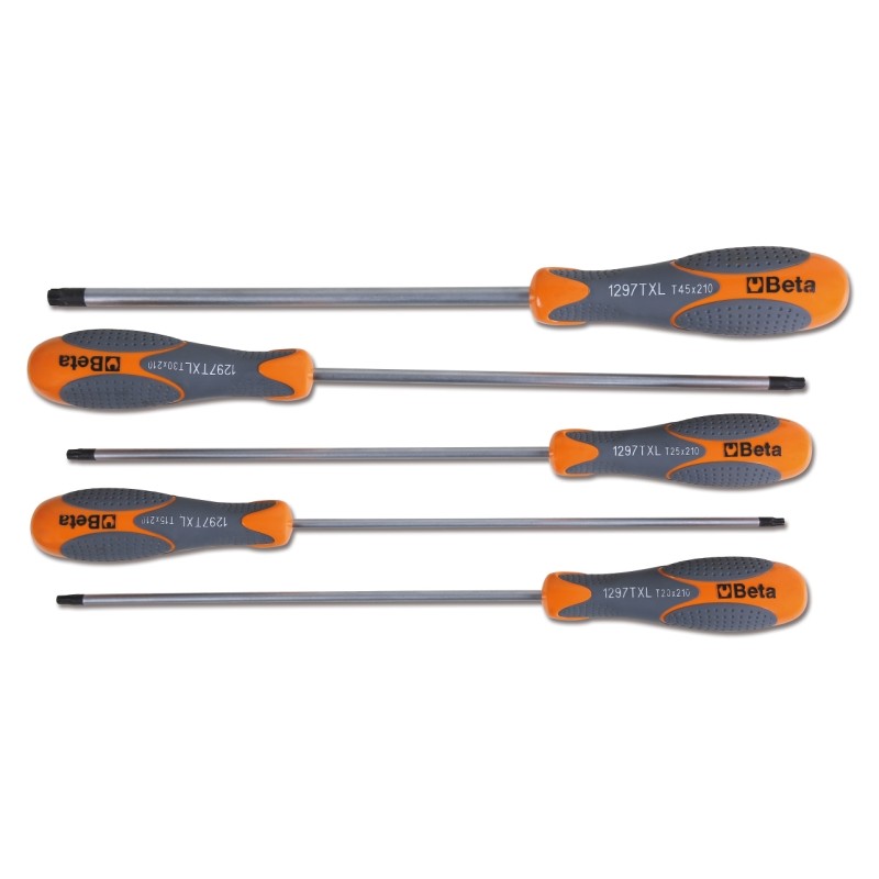 BETA 1297TX/L-S5 Serie di 5 giravite Beta Max per viti con impronta Torx®