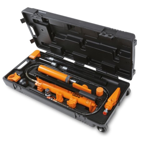 BETA 1365/K13 Pompa oleodinamica 10 t e kit accessori per carrozzeria in pratica valigia trolley