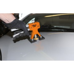 BETA 1366A Attrezzo levabolli con kit di 19 funghetti di plastica Da utilizzare con colla a caldo per superfici verniciate 1851V