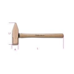 BETA 1370BA Martelli tipo tedesco antiscintilla manico in legno