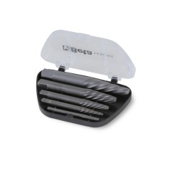 BETA 1430/S5 Serie di estrattori conici per viti e prigionieri danneggiati destrorsi in astuccio di plastica