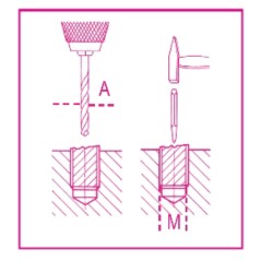 BETA 1431 Estrattori conici per viti e prigionieri spezzati