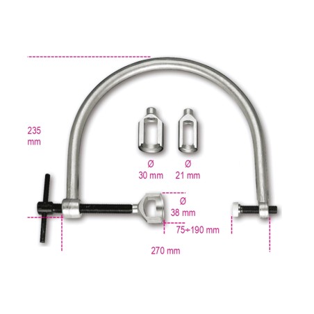 BETA 1452K Morsetto alzavalvole con tre flange