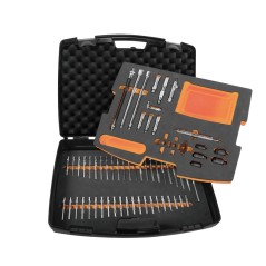 BETA 1464CBD Set completo di adattatori per la verifica della compressione nei motori benzina e diesel con 1464T e 1464T/N