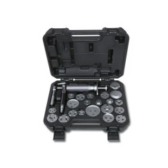 BETA 1471M/C22 Utensile pneumatico per arretrare e ruotare i pistoncini dei freni a disco destrorsi e sinistrorsi con accessori