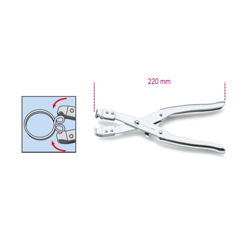BETA 1472 Pinza per anelli stringitubo