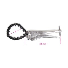 BETA 1476 Pinza regolabile autobloccante per taglio tubi di scarico