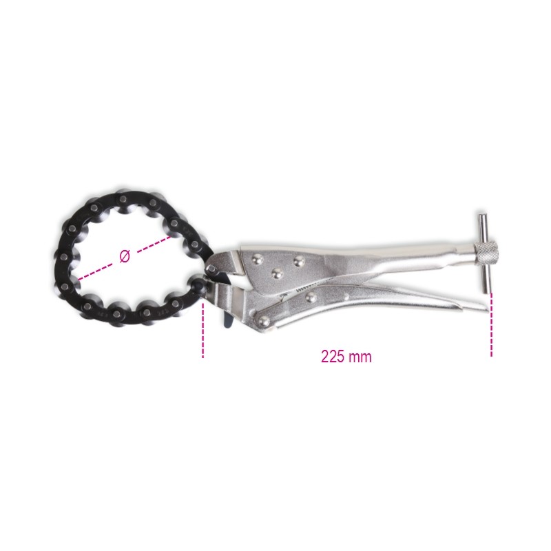 BETA 1476 Pinza regolabile autobloccante per taglio tubi di scarico