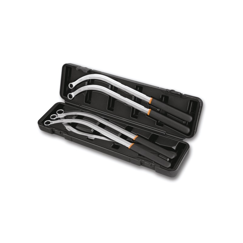 BETA 1477D/S5 Serie di 5 chiavi poligonali per dadi tendicinghia