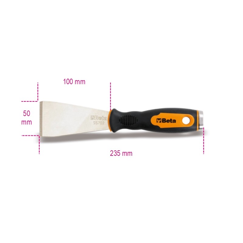 BETA 1479RB/3 Raschietto a battere tipo piatto