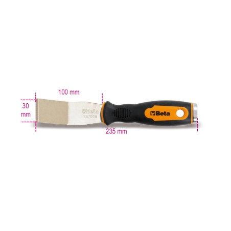 BETA 1479RB/2 Raschietto a battere tipo piegato