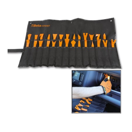 BETA 1479/B27 Kit di 27 attrezzi in nylon per pioli e interventi su plastiche e guarnizioni