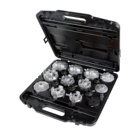 BETA 1493/C19 Serie di 18 chiavi a bussola per filtri olio Particolarmente indicate per auto asiatiche