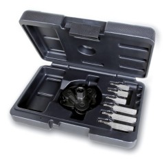 BETA 1493/C7 Chiave autoregolabile a tre bracci per filtri olio destrorsa-sinistrorsa, con bracci intercambiabili