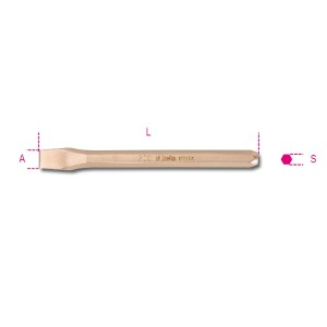 Scalpelli esagonale antiscintilla 1701BA - BETA UTENSILI