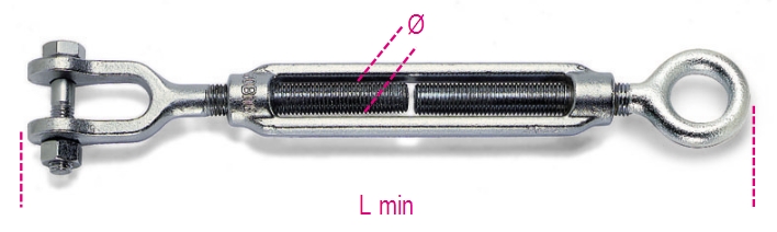 Tenditori ad occhio e forcella 8010Z e 8110 - BETA Utensili Tenditori ad occhio e forcella 8010Z e 8110 - BETA Utensili