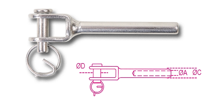 Terminali a forcella inox AISI 316 - 8285 - BETA Utensili