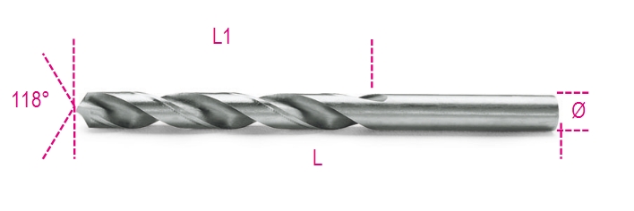 Punte elicoidali acciaio HSS 412 - BETA Utensili