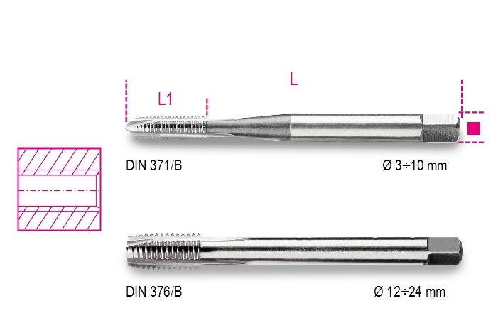 Maschi a macchina 428FP - BETA Utensili