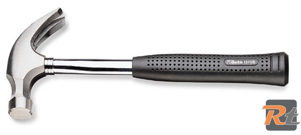 Martello A Granchio Navaris - Testa Acciaio 450g, Manico Legno Hickory 33cm - Foto 5